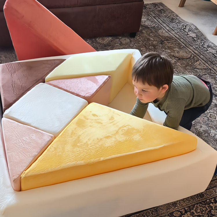 Heypappy® Tangram Puzzle Kids Play Couch