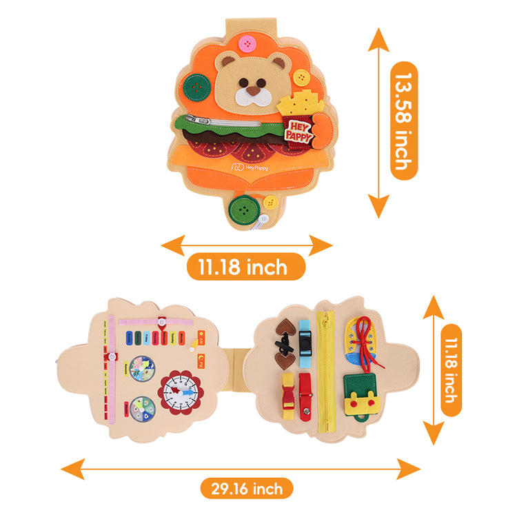 Dimensions of lion busy book