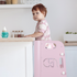 Side view of Pink Heypappy Toddler Helper tower
