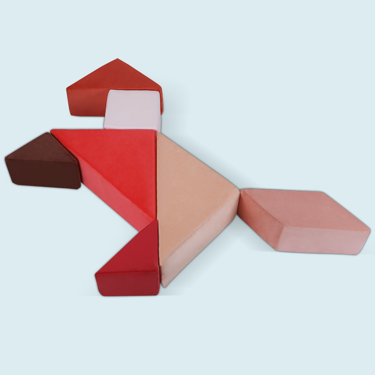 Horse shaped glow Tangram sofa