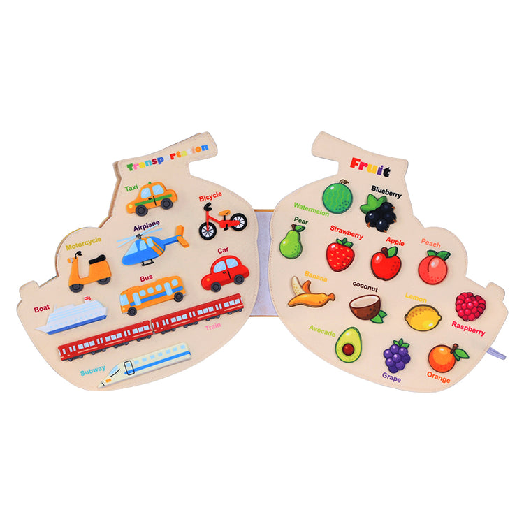 interior view of monkey busy book