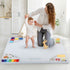 Model view of gray sensory mat