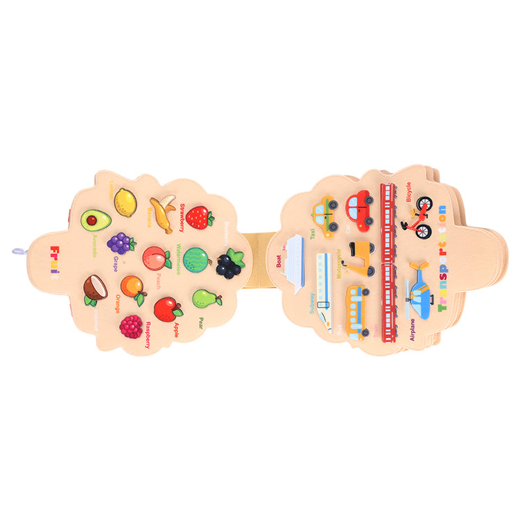 Interior view of lion busy book