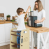 Kitchen Scene Display Picture of Beige Heypappy Toddler Helper tower