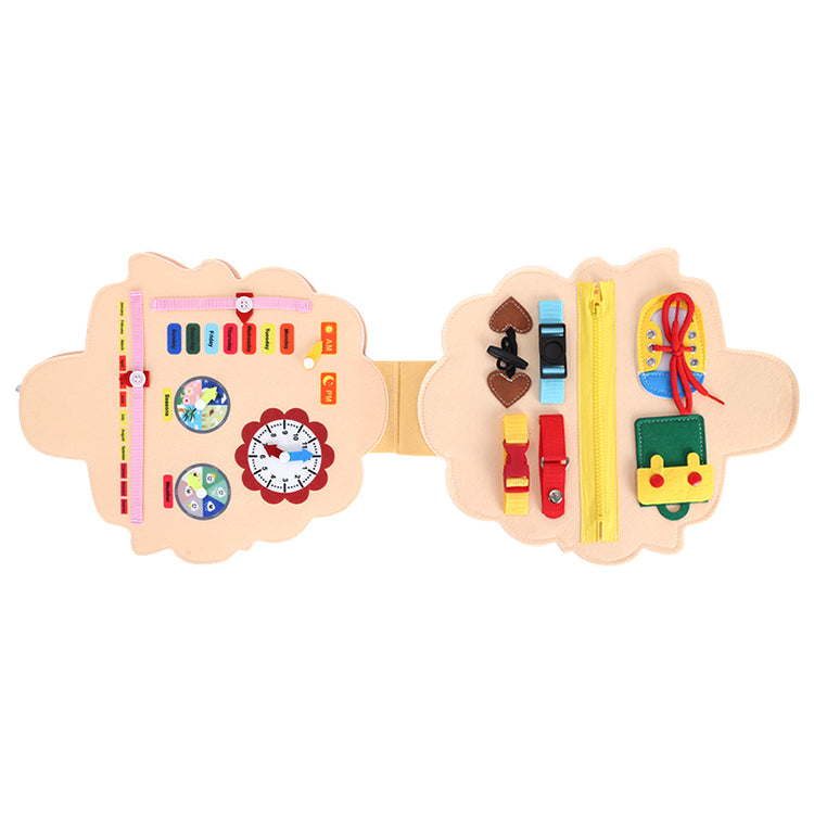 Interior view of lion busy book