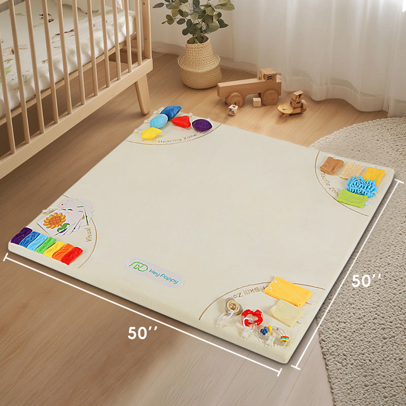 Size chart of the sensory mat (50''*50'')
