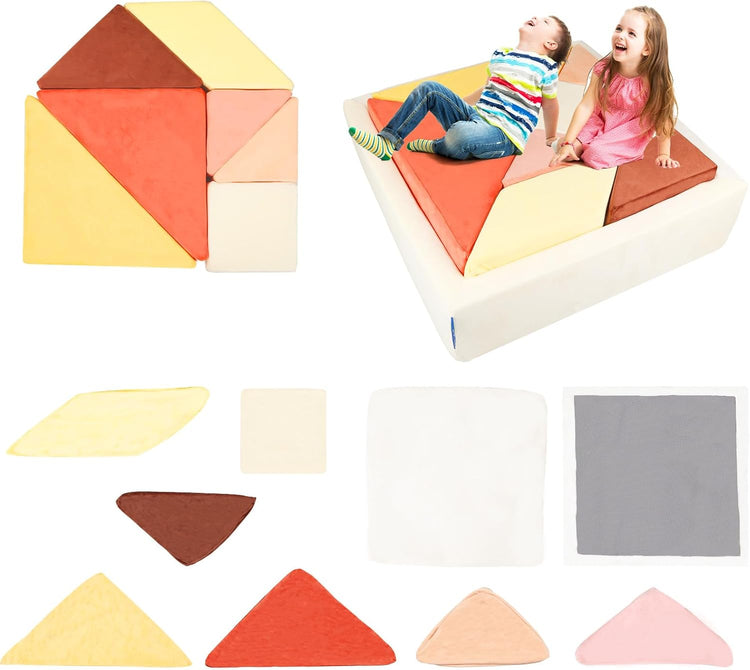 Heypappy® Tangram Puzzle Couch Cover Sets