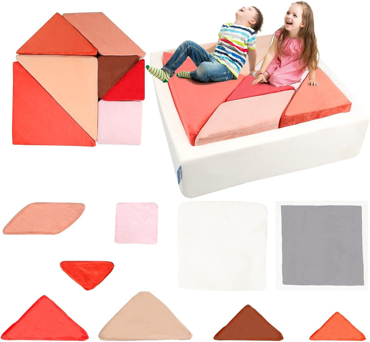 Heypappy® Tangram Puzzle Couch Cover Sets