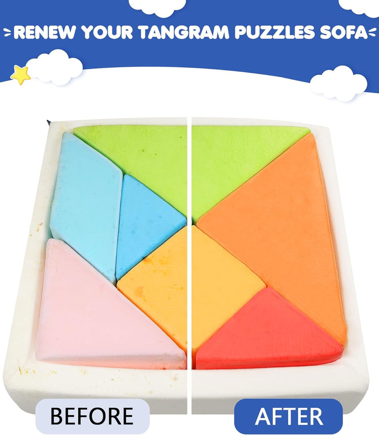 Heypappy® Tangram Puzzle Couch Cover Sets