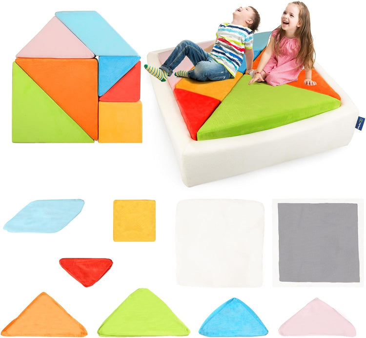 Heypappy® Tangram Puzzle Couch Cover Sets