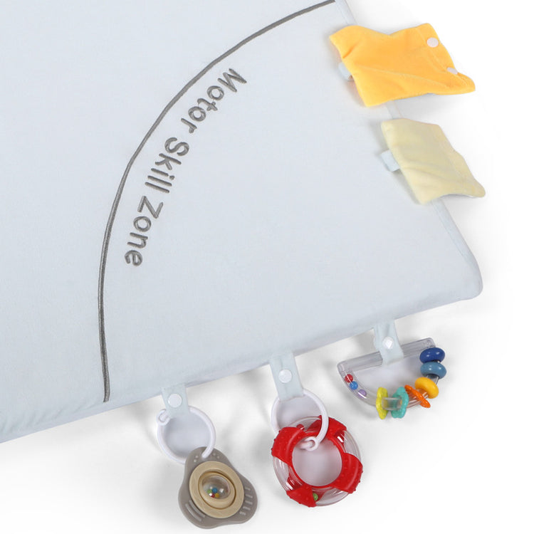 Detail view of motor skill toys