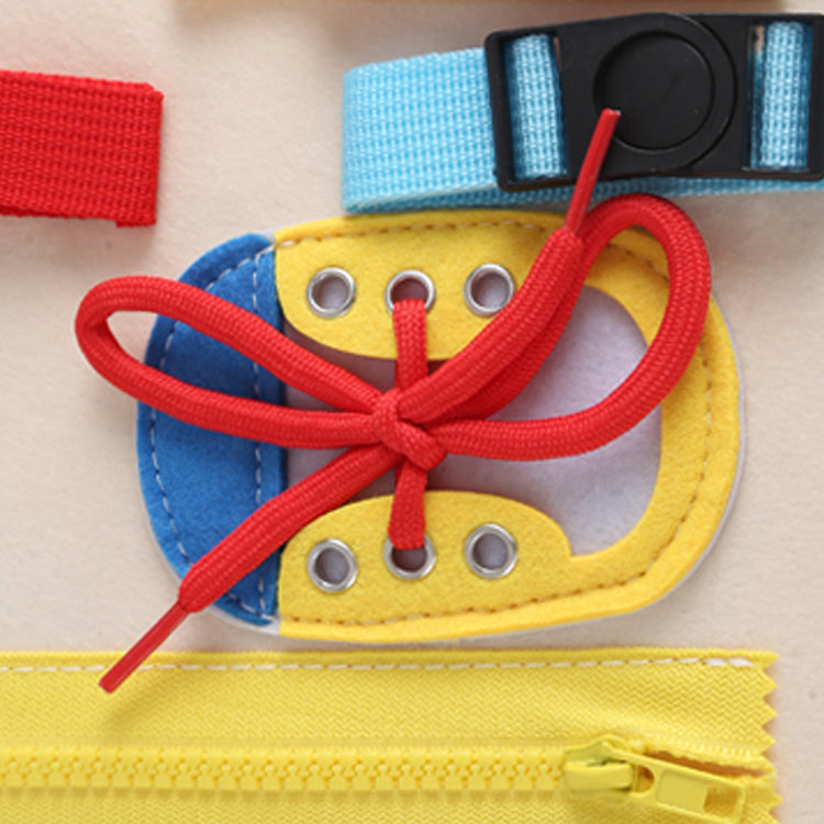 shoelace of busy book