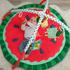 Top view of the watermelon baby play gym